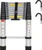 Scala telescopica Clanmacy argento 2,6 m Con ganci Scala di Anteprima dell’immagine prodotto 8