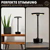 Kabellose Dimmbare LED Akku Tischleuchte Touch Tischlampe Produktbild-Vorschau 2
