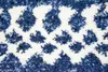 Designer Teppich Wohnzimmerteppich modern blau creme Größe Produktbild-Vorschau 4