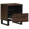 The Living Store Nachttische 2 Stk. 40x34x46 cm Massivholz Produktbild-Vorschau 5