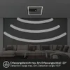 Lampada da soffitto a LED, sensore, nero, LED/14W Anteprima dell’immagine prodotto 5