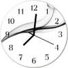 Glasuhr Wanduhr Küchenuhr Echt-Glas 30fi cm Abstrakter Produktbild-Vorschau 1