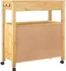 vidaXL Küchenwagen MONZA 84x40x88,5 cm Massivholz Kiefer Produktbild-Vorschau 8