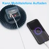 2400 mAh Campingventilator, 2-in-1 Ventilator mit Licht, Produktbild-Vorschau 2