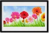 Bild 60x40 MDF-Rahmen Wandkunst Blumen Grass Pflanze Produktbild-Vorschau 1