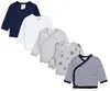 TupTam Baby Jungen Langarm Wickelshirt Baumwolle 5er Set, Produktbild-Vorschau 1