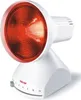 A white infrared lamp with a red bulb is shown on a white background. Produktbild-Vorschau