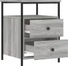 vidaXL Noční stolek Grey Sonoma Oak 44x45x60 cm Dřevěný Náhled obrázku produktu 4