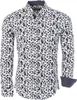 Brandneu Designer Hemd CARISMA Weiß floralem Muster CRM8417 Produktbild-Vorschau 1