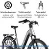 Zündapp X850 Trekking E Bike 28 Zoll grau Produktbild-Vorschau 4
