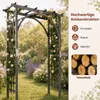 Arco per rose KOMFOTTEU, arco di sostegno per piante Anteprima dell’immagine prodotto 3