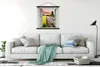 MuchoWow® Textilposter Aussicht - Tulpen - Mühle - Abend Produktbild-Vorschau 3