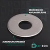 AG-BOX Große Unterlegscheiben 13 (M12) DIN 9021 Edelstahl Produktbild-Vorschau 3