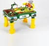 A John Deere farm-themed play table with toy animals and vehicles. Produktbild-Vorschau