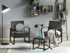 Möbilia Garten Sitzgruppe 5-tlg aus Polyrattan | 2 Stühle Produktbild-Vorschau 4