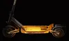 A side profile of an electric scooter with its internal components illuminated. Produktbild-Vorschau