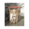 Katzenhaus KERBL Tyrol Alpin Outdoor 77x59x88 cm natur Produktbild-Vorschau 4
