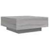 vidaXL Couchtisch Grau Sonoma 80x80x31 cm Holzwerkstoff Produktbild-Vorschau 1