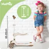 Hulajnoga trójkołowa składana kółka led jeździk beżowy 3w1 Podgląd zdjęcia produktu 13