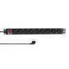 LogiLink PDU9C02, Pionowa, Aluminium, Czarny, 9 x gniazdo Podgląd zdjęcia produktu 14