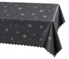 Tischdecke 110x140 cm grau Weihnachten Polyester Sterne Produktbild-Vorschau 4