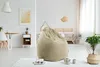 mokebo Sitzsack Cord XXL für Kinder & Erwachsene in Beige Produktbild-Vorschau 1