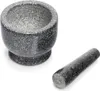 Mortier avec pilon en granit, gris, diamètre 13 cm Voir les images du produit 2