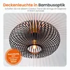 Goliving Deckenleuchte - E27 - Metall - Bambusoptik - Ø 40 Produktbild-Vorschau 6