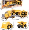 Malplay camion set rimorchio con 2 veicoli da costruzione Anteprima dell’immagine prodotto 2