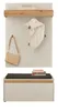Garderobe Set 3-teilig "Center" in weiß und Wotan Eiche Produktbild-Vorschau 10