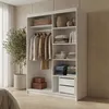 BEAUTYSOFA | Schwebetürenschrank HELA 120 cm Weiß – 2-türig Produktbild-Vorschau 2