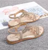ASKSA Femmes sandales paillettes été, sandales strass Voir les images du produit 7