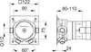 KEUCO UP Funktionseinheit IXMO 59551, für Thermostatarmatur Produktbild-Vorschau 5