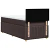 Boxspringbett mit Matratze Dunkelbraun 90x200 cm Stoff Produktbild-Vorschau 8