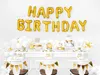 Guirlande de ballons "HAPPY BIRTHDAY" 340x35cm | Or Voir les images du produit 2