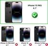 Hülle für iPhone 15 PRO - Transparent Handyhülle Kratzfest Produktbild-Vorschau 2
