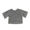 Puppen Shirt schwarz weiß gestreift Puppenbekleidung für Produktbild-Vorschau 2