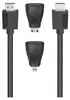 Cavo HDMI Hama 1,5 m con 2 adattatori - Nero KP36396 Anteprima dell’immagine prodotto 1
