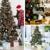 A collage of Christmas-themed images, including people decorating a tree, a wedding photo on a Christmas tree, and a decorated Christmas tree outdoors with gifts. Náhľad obrázku produktu