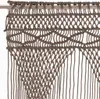 Makramee Vorhang Taupe 140x240 cm Baumwolle Produktbild-Vorschau 4