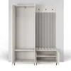 Garderoben-Set Ritmo Version 1 – gefräster Kleiderschrank Produktbild-Vorschau 4