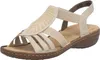Rieker Damen Schlüpf Sandale mit Stretchriemen beige Produktbild-Vorschau 19