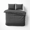 Bettwäsche-Set aus reiner Baumwolle 180x200 Grau Premium Produktbild-Vorschau 7