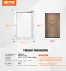 VEVOR klapka dla psa wykonana z aluminiowej ramy z systemem Podgląd zdjęcia produktu 7