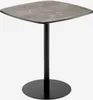 Esstisch 70x70cm für Restaurant Küche schwarz Marmoreffekt Produktbild-Vorschau 1