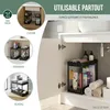 Organisateur d'évier de cuisine eluno, lot de 2, étagère Voir les images du produit 3