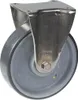 160-mm-Edelstahl-Starrlaufrolle mit grauem, elektrisch Produktbild-Vorschau 1