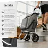 tectake Einkaufstrolley 3-in-1 klappbar mit Kühltasche 56L Produktbild-Vorschau 2