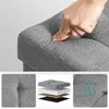 SONGMICS Sitzhocker, 77L, klappbare Sitztruhe, Produktbild-Vorschau 6