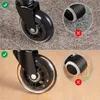 Gummierte Stuhlrollen 5er Set 75 Mm Leise Bodenfreundlich Produktbild-Vorschau 5